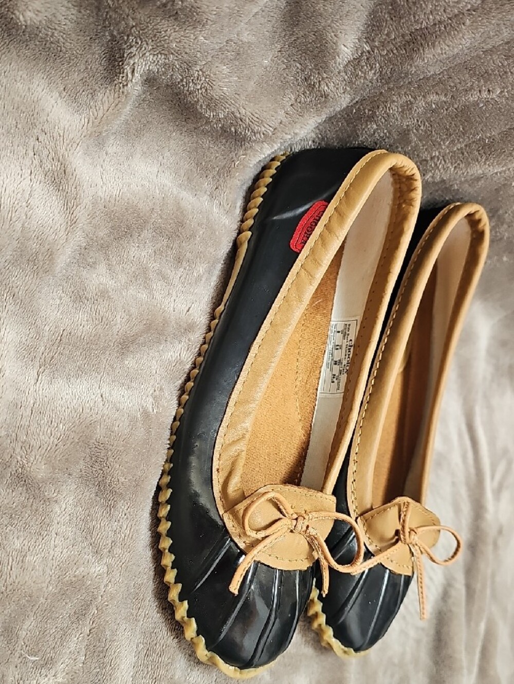 Chooka Women's Duck Skimmer waterproof rain boat slip-on shoes - Picture 2 of 9